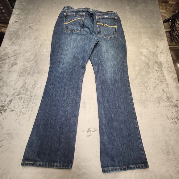All American Clothing Jeans Mens 35x32 Made USA AAREV 3913 Denim Relaxed Fit - Picture 7 of 8